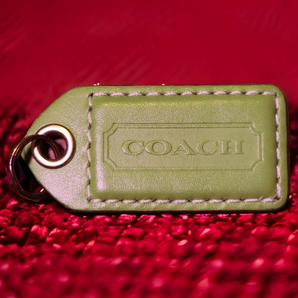 Coach Y2K Hang Tag 💚 GREEN Y2K